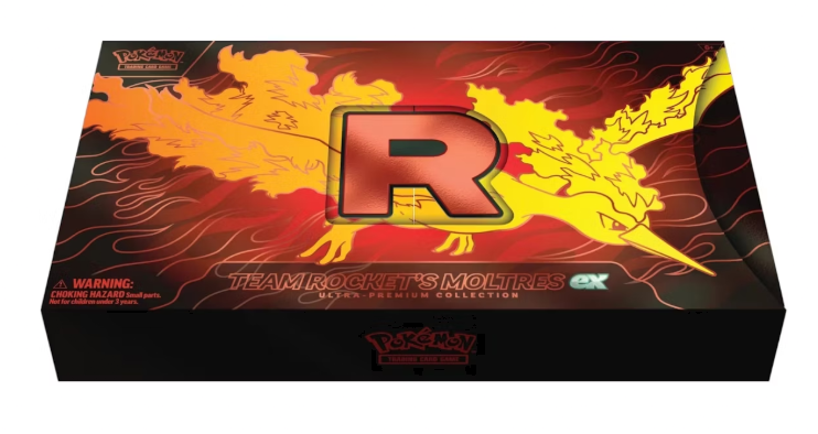 2025 Pokémon Team Rocket Moltres ex Ultra-Premium Collection